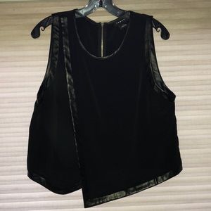 Trouvé - Black A-Symmetrical blouse
